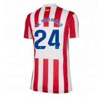 Atletico Madrid Robin Le Normand #24 Koszulka Podstawowa damskie 2025-26 Krótki Rękaw